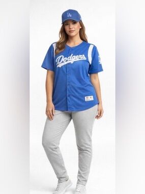 MLB True Fan Series Royal Blue Patch Tee